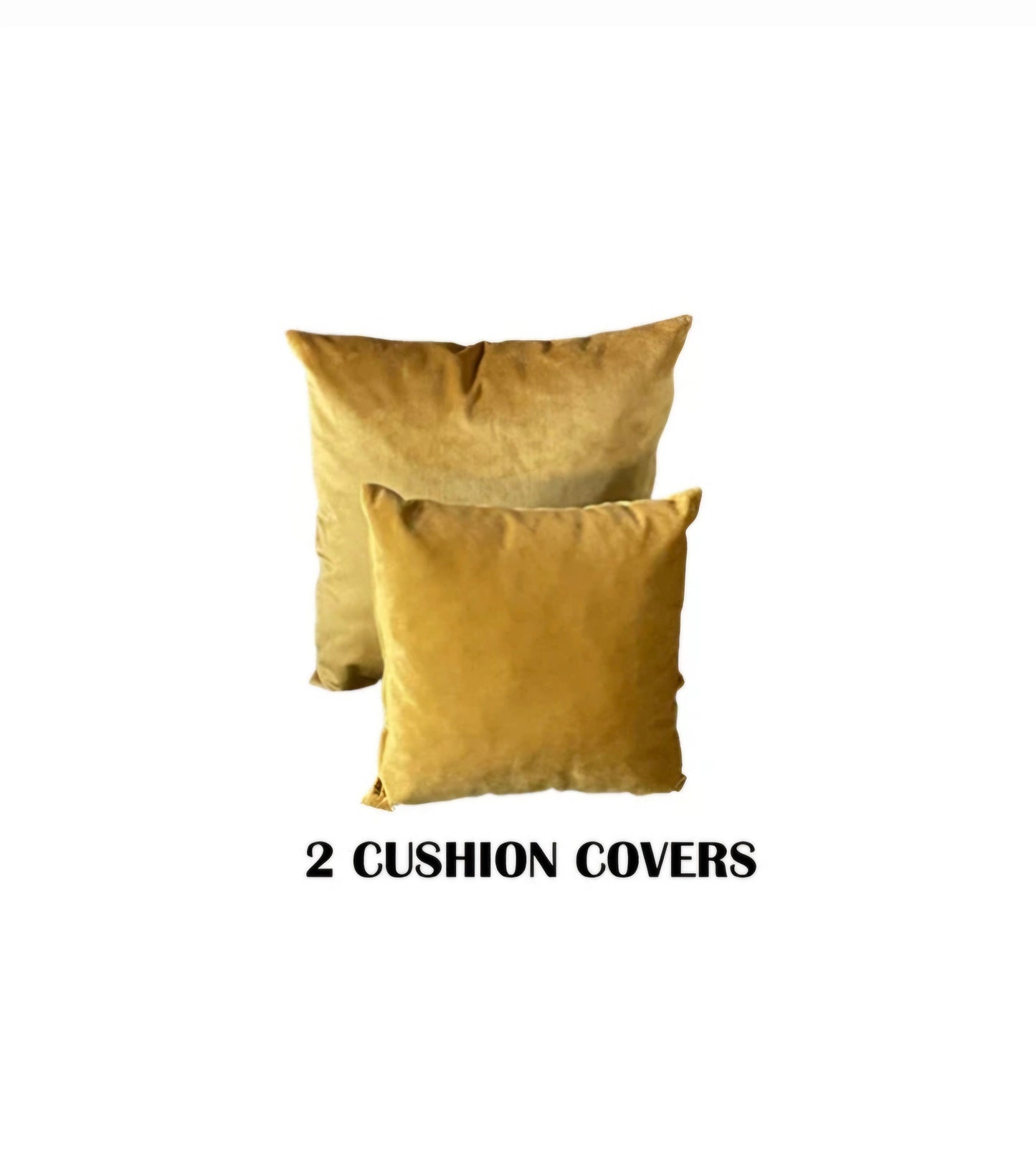 2 x mustard gold cushion covers - ISTOOLS