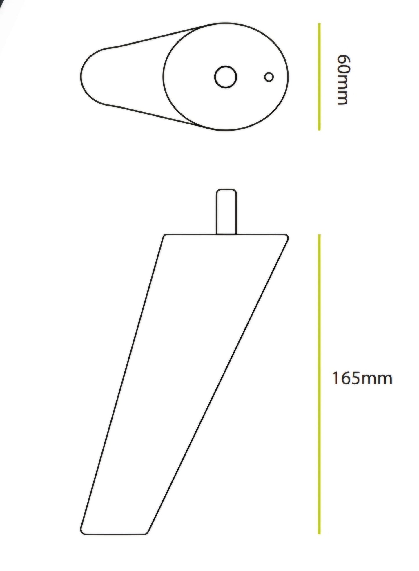 Angle oak legs - ISTOOLS