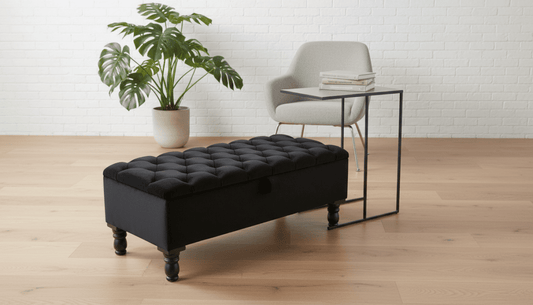 Black Steel Side Table Coffee Table – Modern Sturdy UK Delivery - ISTOOLS