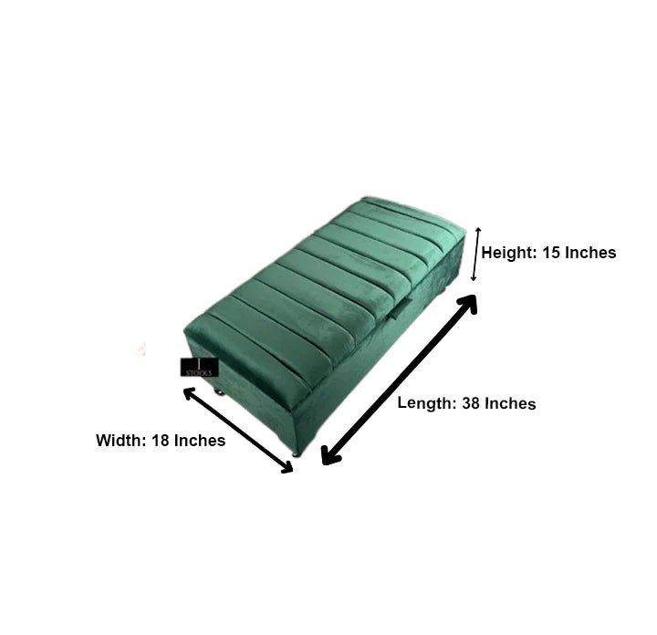 Line panel Storage Box - Pouffe Bench - Footstool - ISTOOLS