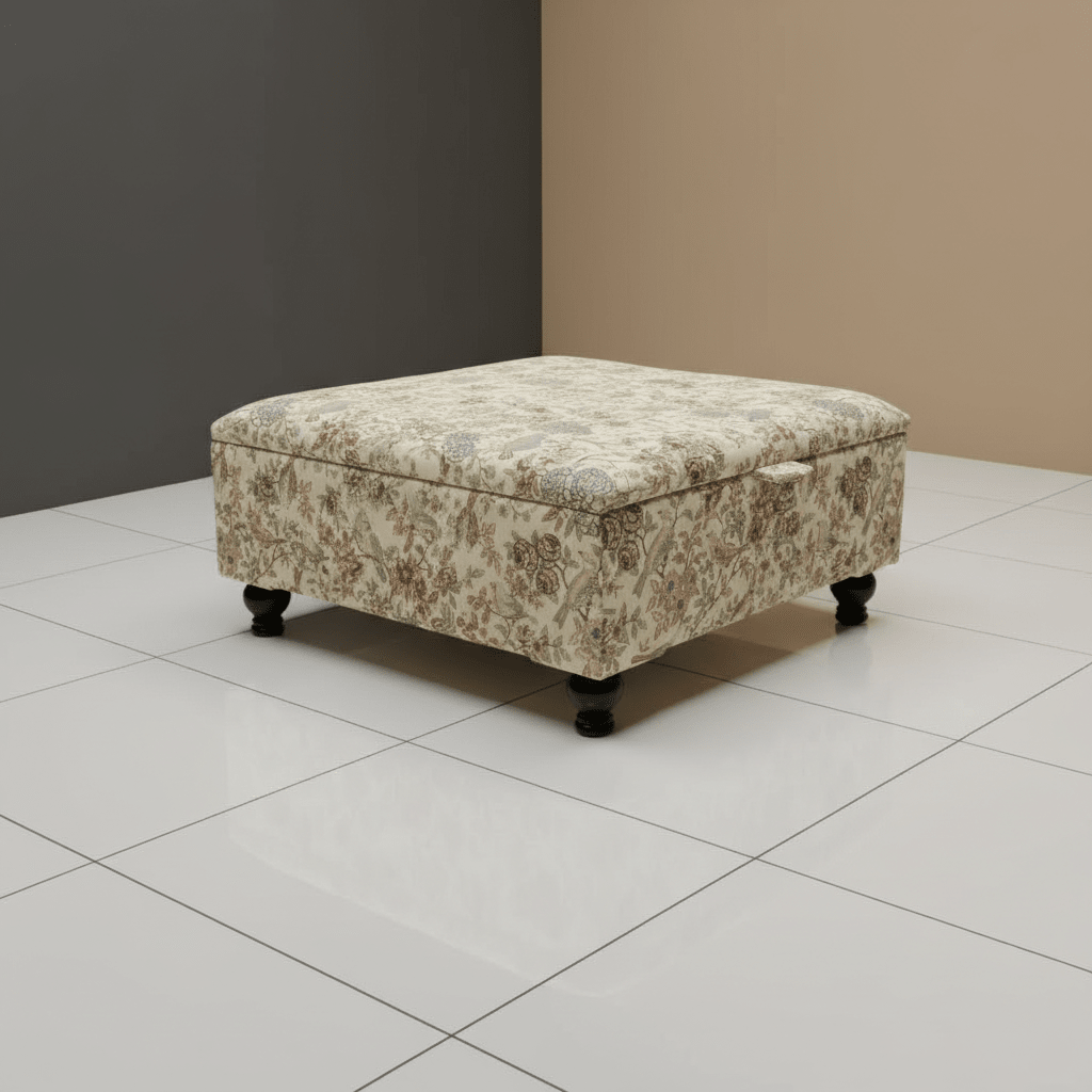Luxury Large Footstool Ottoman with Hidden Storage - ISTOOLS
