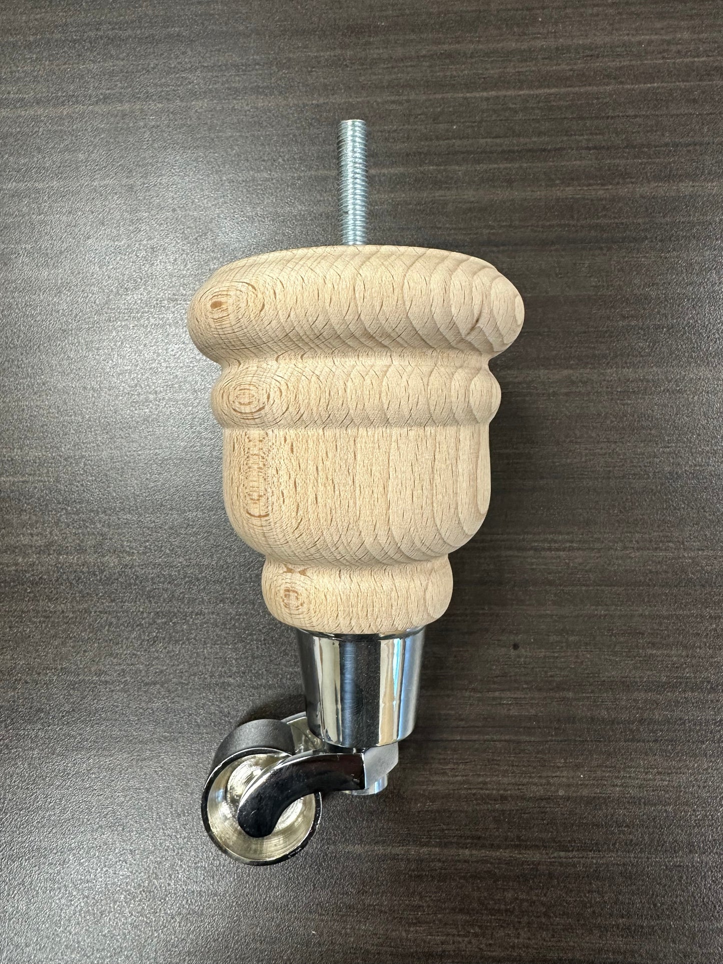 Oak circle leg silver castor wheels - ISTOOLS