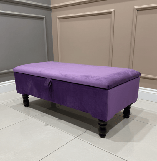 Plain lid | storage coffee table | Ottoman Storage Bench seat - ISTOOLS