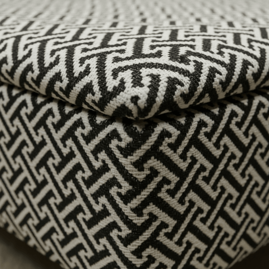 Premium Eden Embossed Pattern Storage Footstool Ottoman – Window Bay Seat & Multi - Use Coffee Table Bench - ISTOOLS