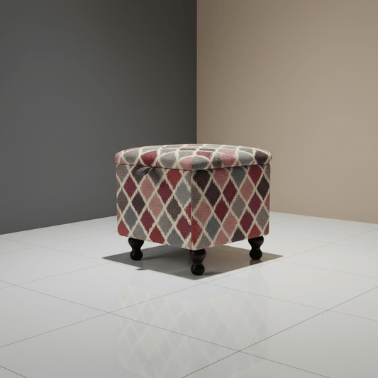 Small Storage Ottoman – Multi - Purpose Coffee Table & Footstool - ISTOOLS
