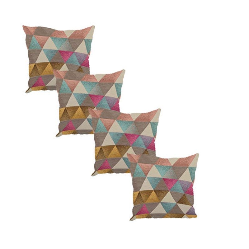 Tri Geometric pattern storage Footstool Pouffe | coffee table - ISTOOLS