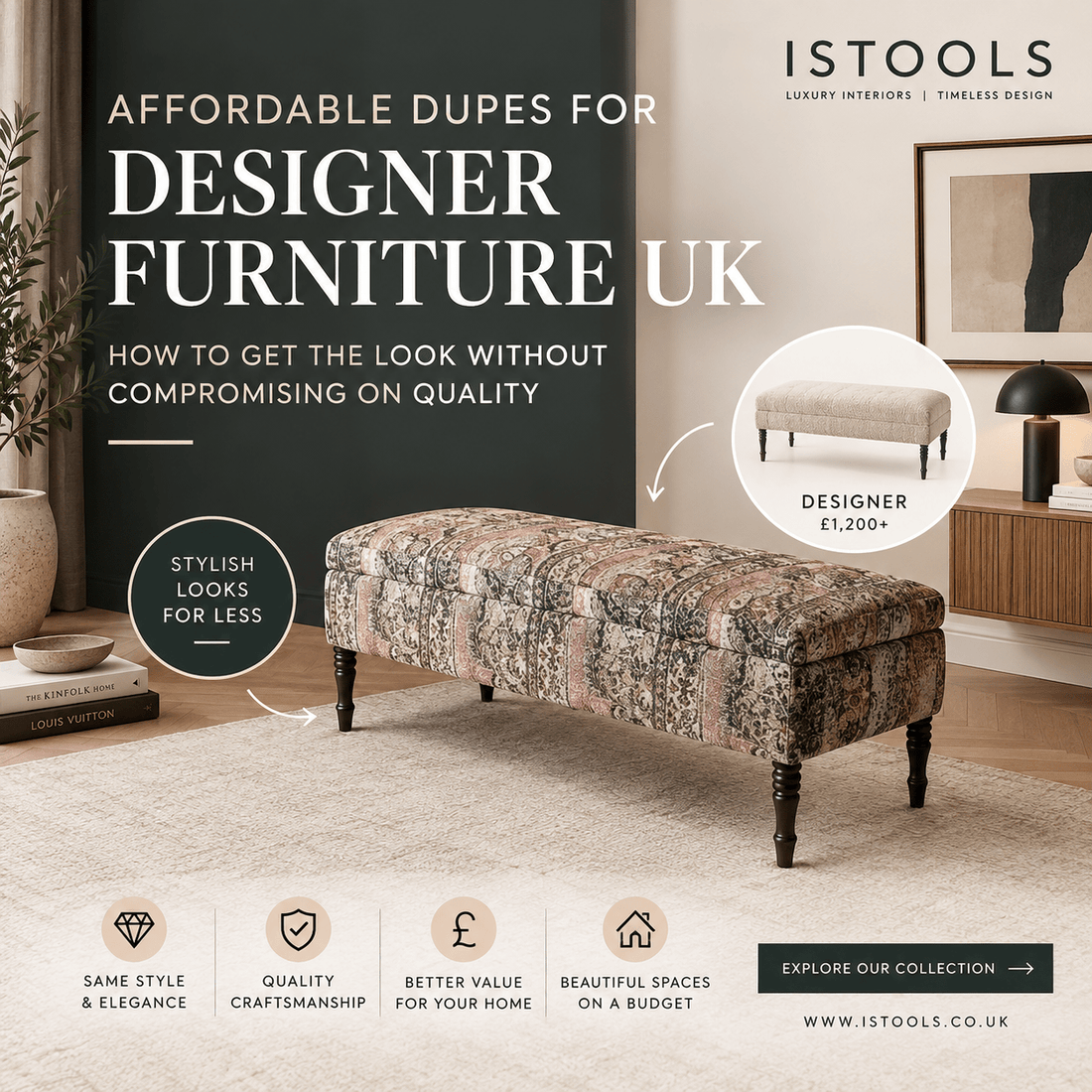 AFFORDABLE DUPES FOR DESIGNER FURNITURE UK: HOW TO GET THE LOOK WITHOUT COMPROMISING ON QUALITY - ISTOOLS