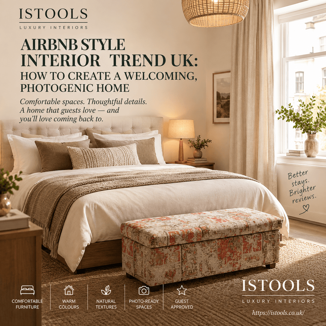 AIRBNB STYLE INTERIOR TREND UK: HOW TO CREATE A WELCOMING, PHOTOGENIC HOME - ISTOOLS