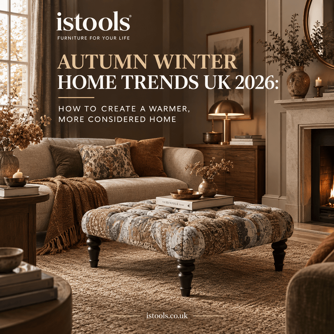 AUTUMN WINTER HOME TRENDS UK 2026: HOW TO CREATE A WARMER, MORE CONSIDERED HOME - ISTOOLS