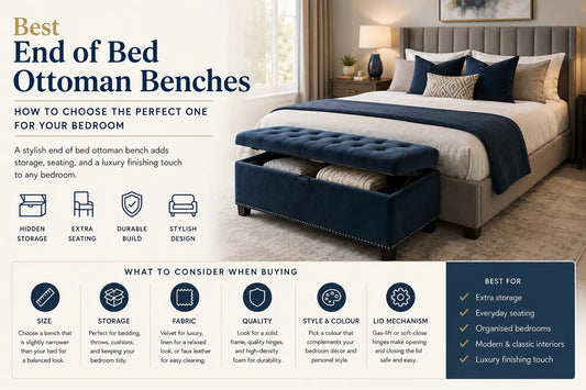 Best End of Bed Ottoman Benches | Complete UK Buying Guide (2026) - ISTOOLS