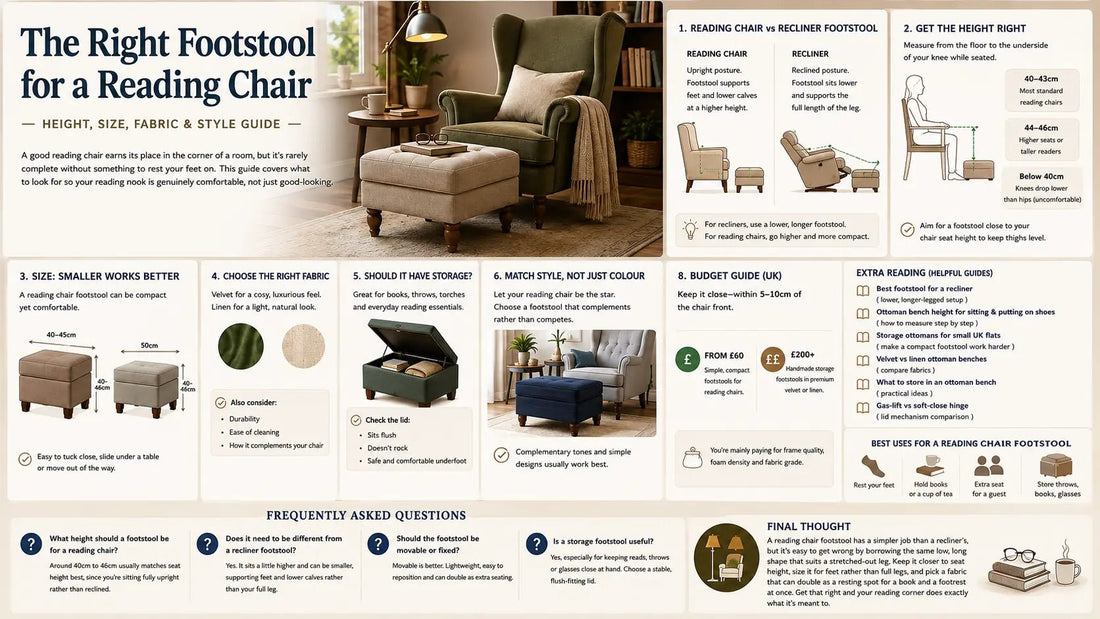Best Footstool for a Reading Chair: UK Buying Guide - ISTOOLS