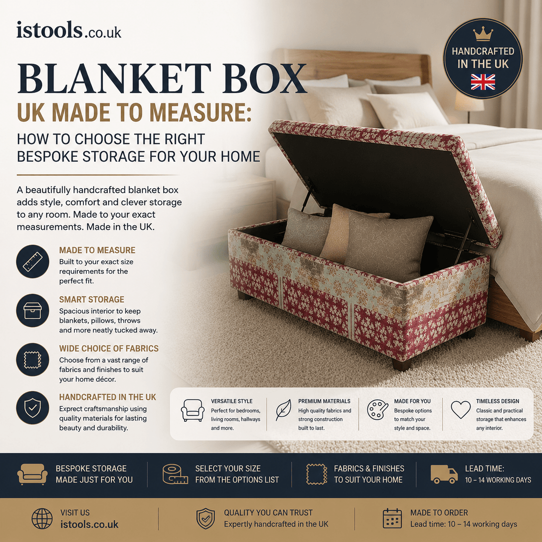 BLANKET BOX UK MADE TO MEASURE: HOW TO CHOOSE THE RIGHT BESPOKE STORAGE FOR YOUR HOME - ISTOOLS