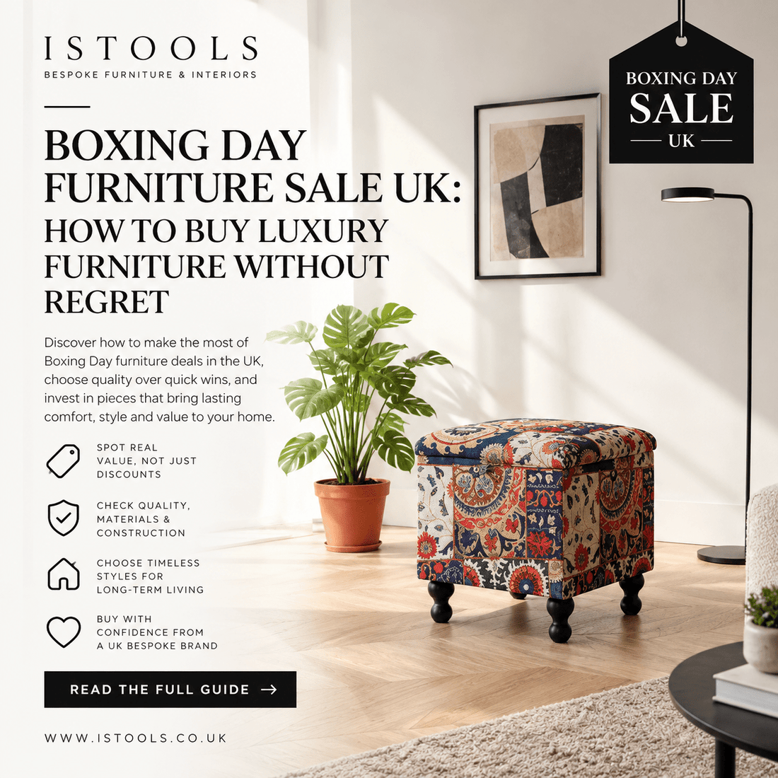 BOXING DAY FURNITURE SALE UK: HOW TO BUY LUXURY FURNITURE WITHOUT REGRET - ISTOOLS