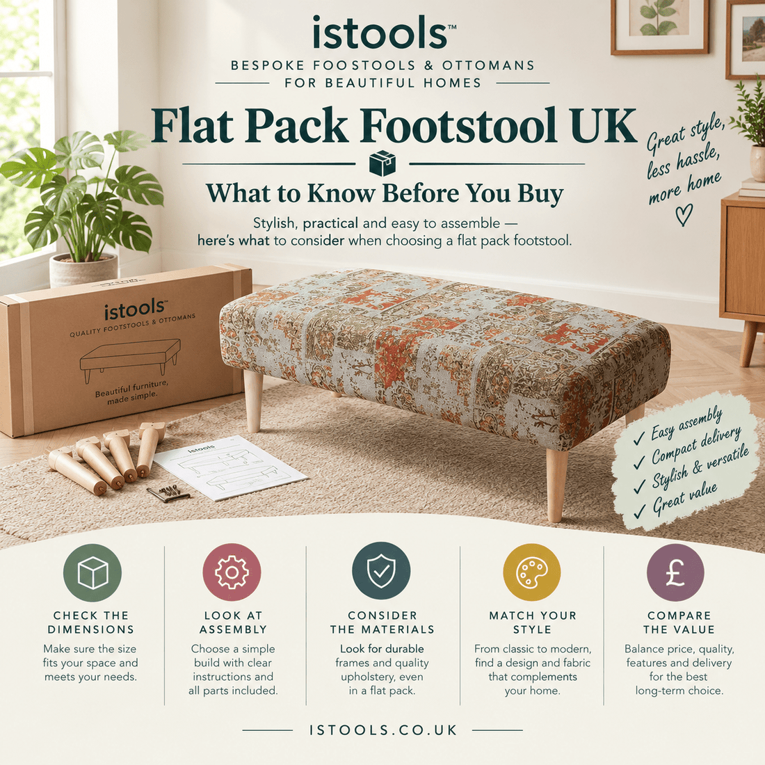 FLAT PACK FOOTSTOOL UK: WHAT TO KNOW BEFORE YOU BUY - ISTOOLS