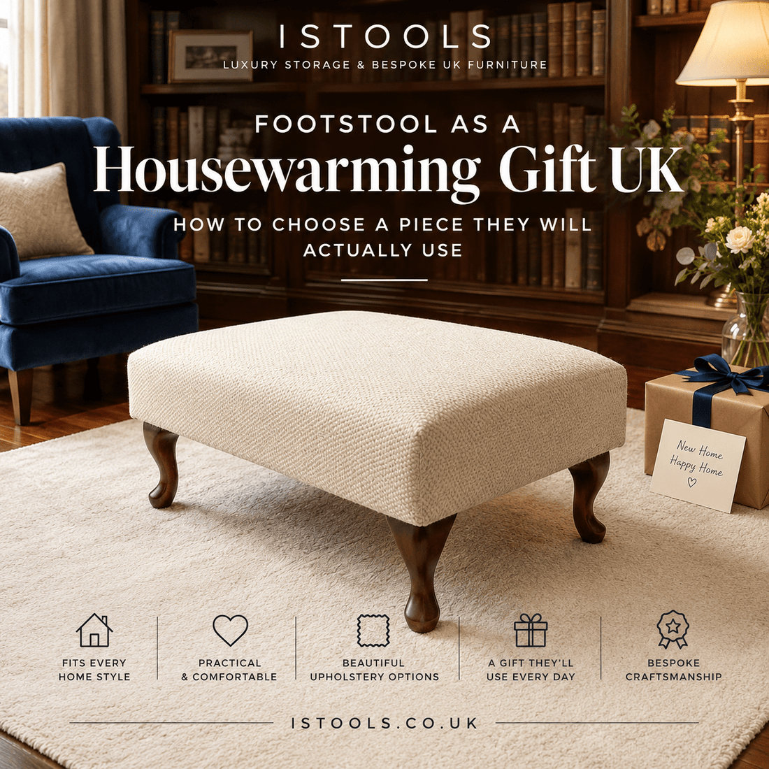 FOOTSTOOL AS A HOUSEWARMING GIFT UK: HOW TO CHOOSE A PIECE THEY WILL ACTUALLY USE - ISTOOLS