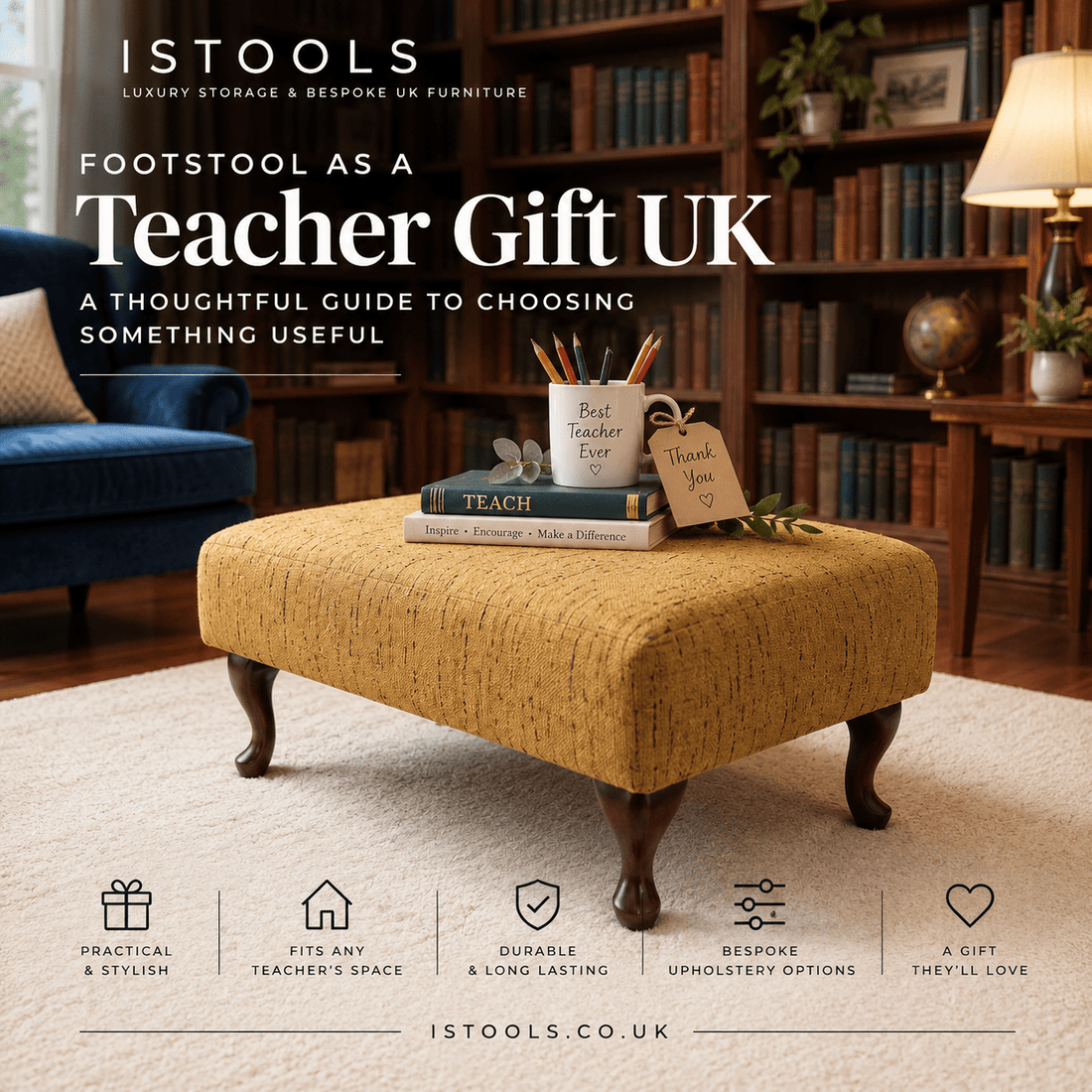 FOOTSTOOL AS A TEACHER GIFT UK: A THOUGHTFUL GUIDE TO CHOOSING SOMETHING USEFUL - ISTOOLS