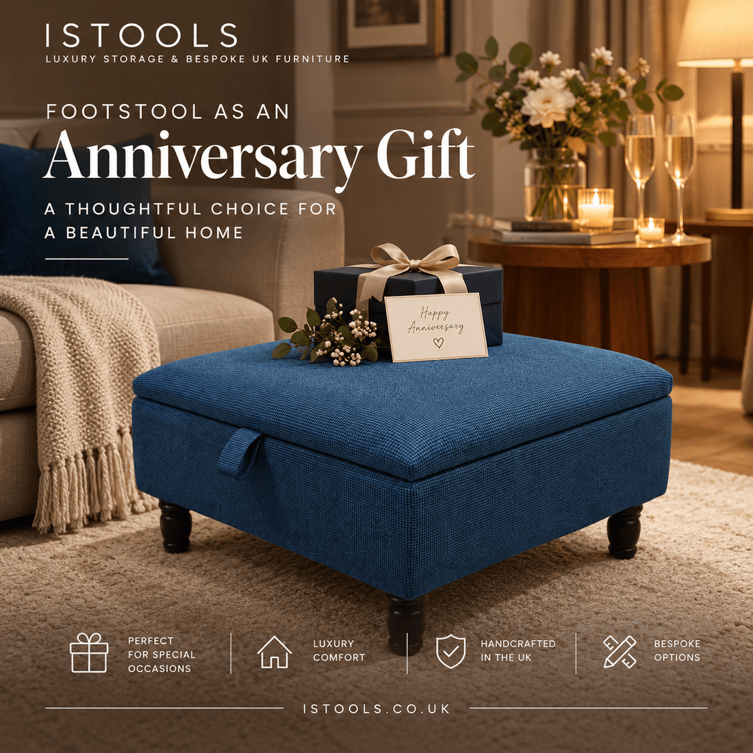 FOOTSTOOL AS AN ANNIVERSARY GIFT UK: A THOUGHTFUL CHOICE FOR A BEAUTIFUL HOME - ISTOOLS