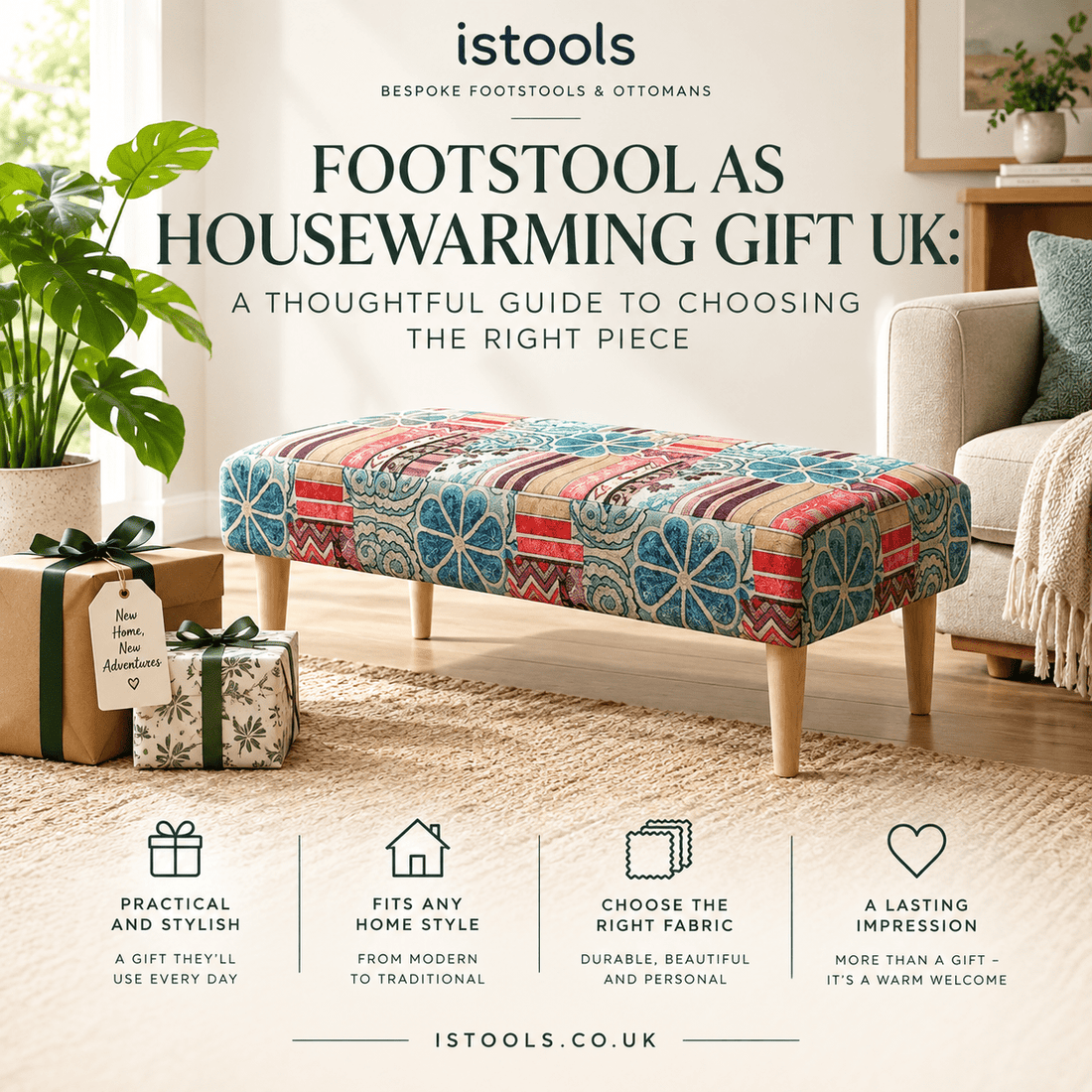 FOOTSTOOL AS HOUSEWARMING GIFT UK: A THOUGHTFUL GUIDE TO CHOOSING THE RIGHT PIECE - ISTOOLS