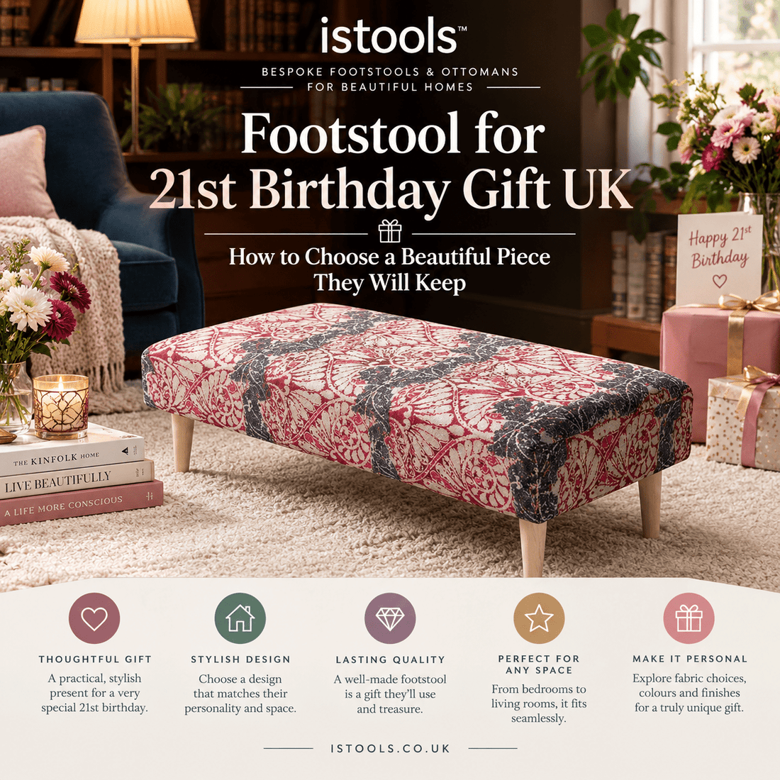 FOOTSTOOL FOR 21ST BIRTHDAY GIFT UK: HOW TO CHOOSE A BEAUTIFUL PIECE THEY WILL KEEP - ISTOOLS