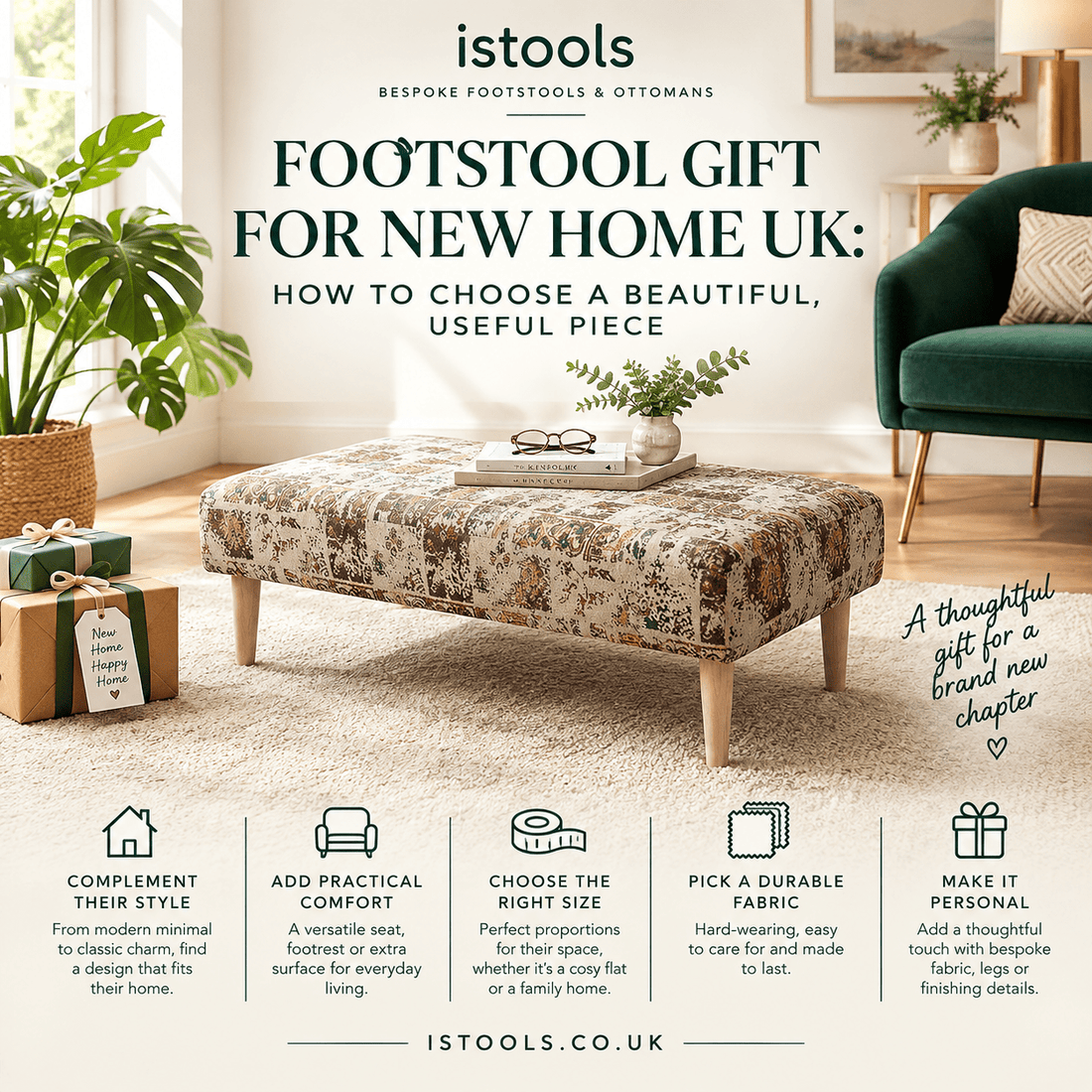 FOOTSTOOL GIFT FOR NEW HOME UK: HOW TO CHOOSE A BEAUTIFUL, USEFUL PIECE - ISTOOLS