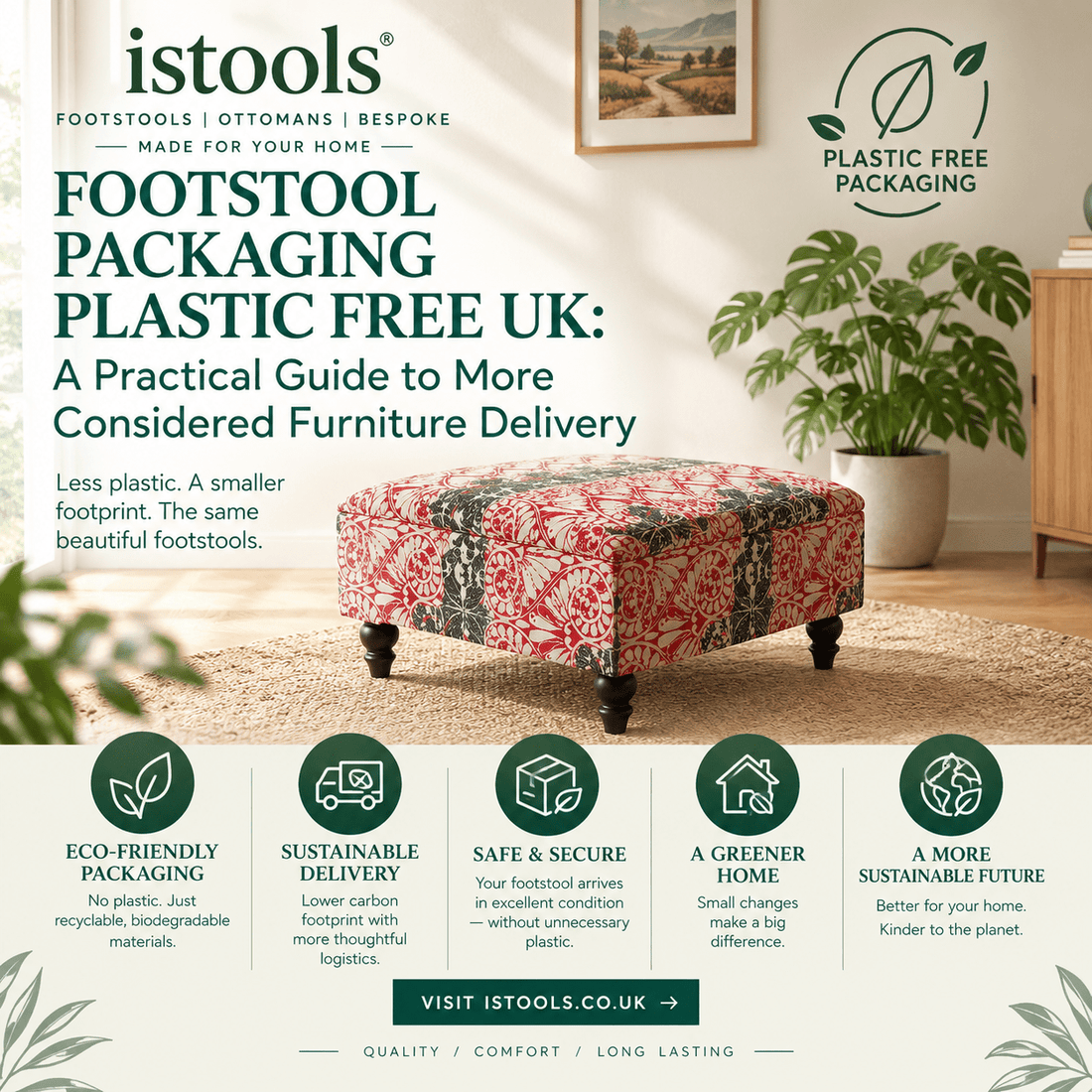 FOOTSTOOL PACKAGING PLASTIC FREE UK: A PRACTICAL GUIDE TO MORE CONSIDERED FURNITURE DELIVERY - ISTOOLS