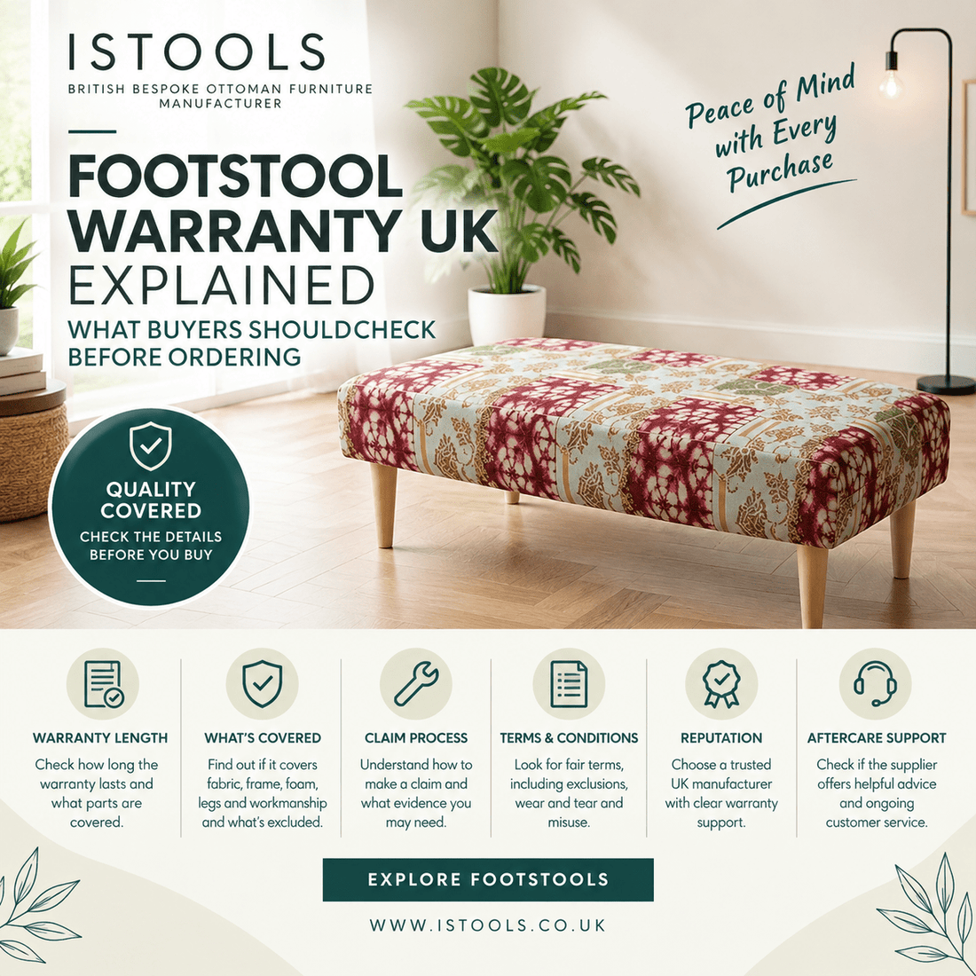 FOOTSTOOL WARRANTY UK EXPLAINED: WHAT BUYERS SHOULD CHECK BEFORE ORDERING - ISTOOLS