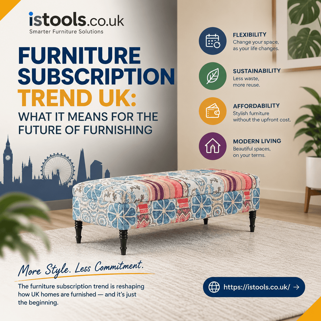 FURNITURE SUBSCRIPTION TREND UK: WHAT IT MEANS FOR THE FUTURE OF FURNISHING - ISTOOLS