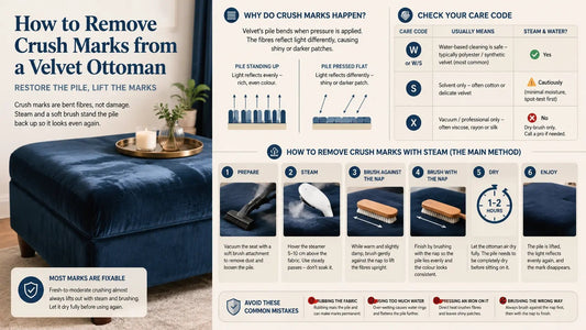 How to Remove Crush Marks and Flat Patches From Ottoman Seat? - ISTOOLS