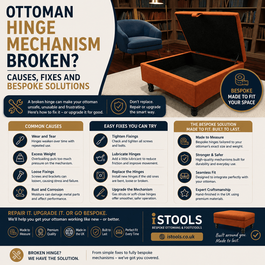 OTTOMAN HINGE MECHANISM BROKEN? CAUSES, FIXES AND BESPOKE SOLUTIONS - ISTOOLS