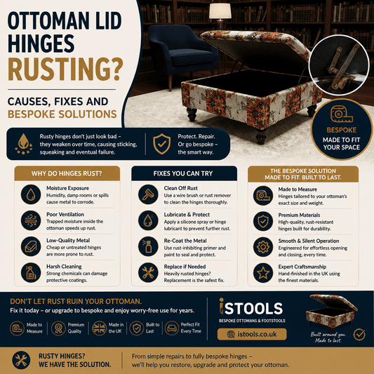 OTTOMAN LID HINGES RUSTING? CAUSES, FIXES AND BESPOKE SOLUTIONS - ISTOOLS