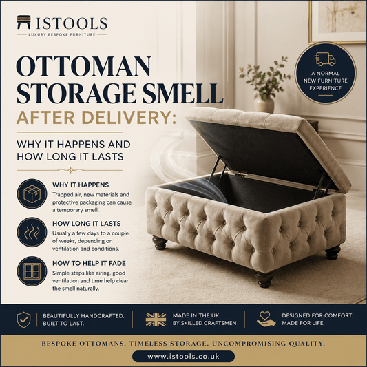 OTTOMAN STORAGE SMELL AFTER DELIVERY: WHY IT HAPPENS AND HOW LONG IT LASTS - ISTOOLS