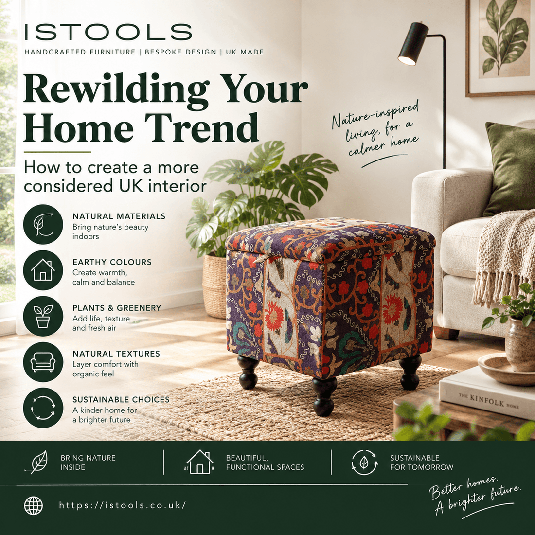 REWILDING YOUR HOME TREND: HOW TO CREATE A MORE CONSIDERED UK INTERIOR - ISTOOLS