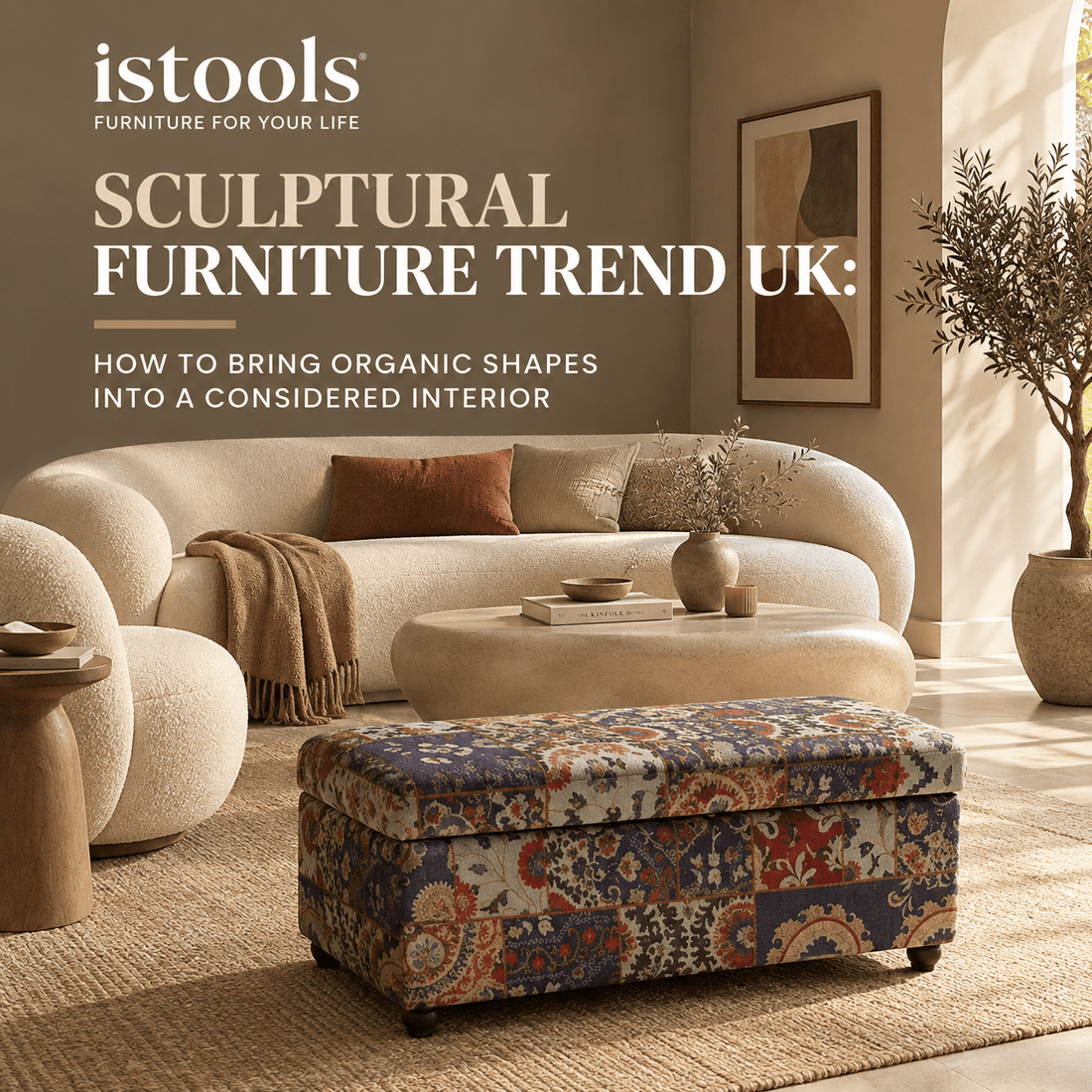 SCULPTURAL FURNITURE TREND UK: HOW TO BRING ORGANIC SHAPES INTO A CONSIDERED INTERIOR - ISTOOLS