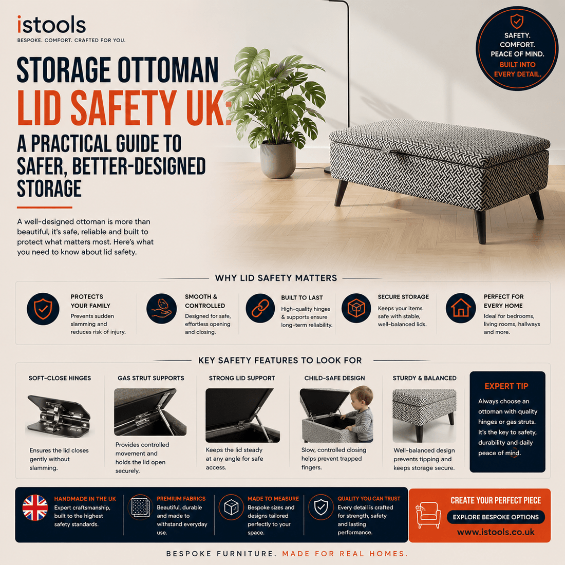 STORAGE OTTOMAN LID SAFETY UK: A PRACTICAL GUIDE TO SAFER, BETTER-DESIGNED STORAGE - ISTOOLS