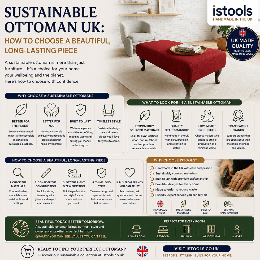 SUSTAINABLE OTTOMAN UK: HOW TO CHOOSE A BEAUTIFUL, LONG-LASTING PIECE - ISTOOLS