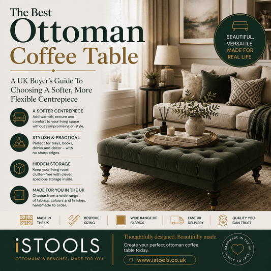 The Best Ottoman Coffee Table: A UK Buyer's Guide To Choosing A Softer, More Flexible Centrepiece - ISTOOLS
