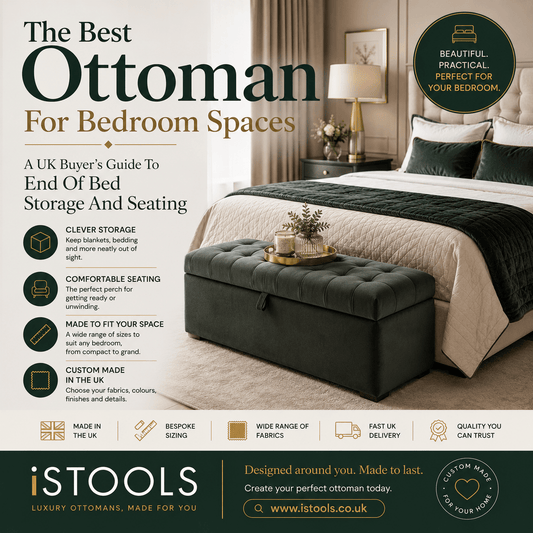 The Best Ottoman For Bedroom Spaces: A UK Buyer's Guide To End Of Bed Storage And Seating - ISTOOLS