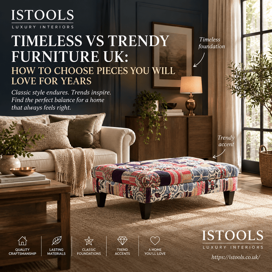 TIMELESS VS TRENDY FURNITURE UK: HOW TO CHOOSE PIECES YOU WILL LOVE FOR YEARS - ISTOOLS