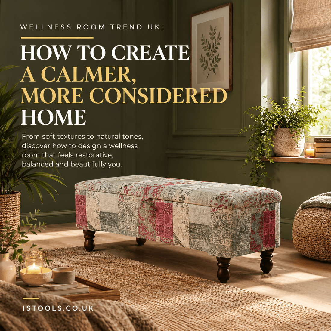 WELLNESS ROOM TREND UK: HOW TO CREATE A CALMER, MORE CONSIDERED HOME - ISTOOLS