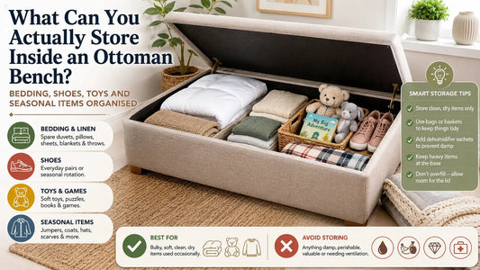 What to Store in an Ottoman Bench: Bedding, Shoes, Toys - ISTOOLS
