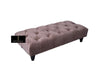 Chocolate Brown Chesterfield Ottoman footstool