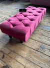 Maroon Chesterfield Footrest