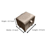 Brown Small Plain coffee table Storage Box | Brown Plain Footstool | Brown Footstool Ottoman