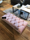Pink Chesterfield Seating bench