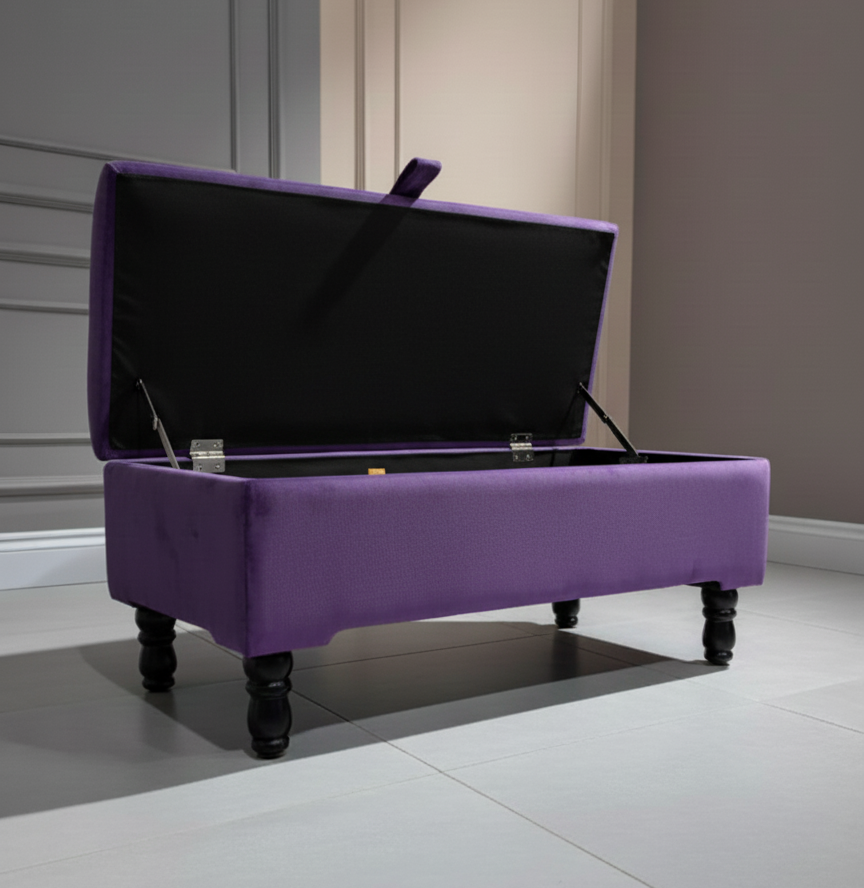 Plain lid | storage coffee table | Ottoman Storage Bench seat