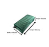 Green Storage Box | Velvet Green Pouffe Bench | Green Velvet Footstool
