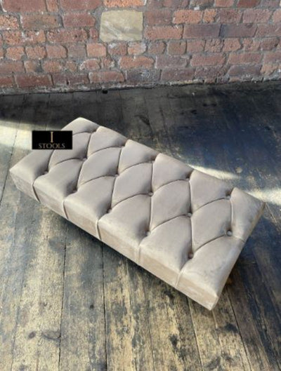 Champagne Chesterfield Seating bench