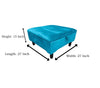 Aqua Square Plain Top Coffee Table | Footrest | Footstool Ottoman