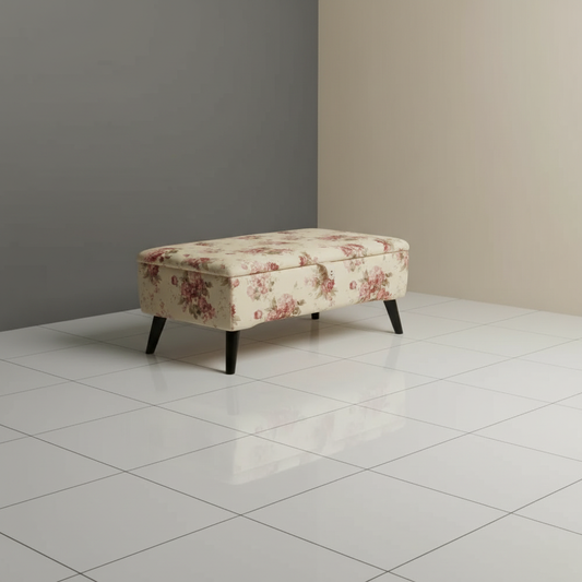 Premium Fabric Trunk | Handcrafted Storage Bench & Blanket Box