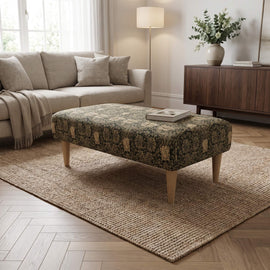 Apartment Living Accent Bench – Stylish Compact Footrest for Modern UK Homes
